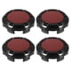 thumbnail image 1 of 66mm Diámetro 6 Clips Auto Rueda Neumático Centro Cubo Tapas Cubierta Negro - 4uds Unique Bargains tapas centrales de ruedas automotrices, 1 of 5