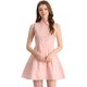 thumbnail image 1 of Allegra K Vestido Camisero Casual Sin Mangas Con Botones De Algodón Para Mujer Rosa L Unique Bargains Casual, 1 of 6