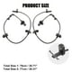 thumbnail image 5 of 2uds 57455-T0A-A01 57450-T0A-A01 ABS Velocidad Sensor Delantero Izquierdo Derecho Unique Bargains sensores de velocidad de transmisión del sistema de frenos antibloqueo automotriz, 5 of 7