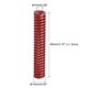 thumbnail image 2 of Troquel Resorte, 10uds 14mm OD 80mm Largo Espiral Estampado Media Carga Compresión Troquel Resortes para 3D Impresora Eléctrica Pieza, Rojo Unique Bargains Resorte de compresión, 2 of 5