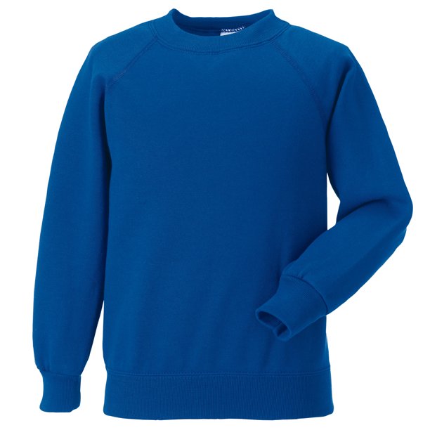 Jerzees Schoolgear - Sudadera con Mangas Raglan para niños niñas (Paquete de 2) (Azul eléctrico) Jerzees Schoolwear UTBC4372_brightroyal