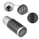 thumbnail image 3 of 1 Juego de perilla de cambio modificada para coche de aluminio Universal con patrón de 6 velocidades con 3 adaptadores M8 M10 M12 tono plateado Unique Bargains perillas de cambio de marchas, 3 of 7