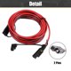 thumbnail image 4 of 14AWG 2 Pasadores Vía Coche Eléctrico Alambre Cable Conector para Coche 400cm Unique Bargains terminales de bateria automotriz, 4 of 7