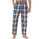 thumbnail image 1 of Pantalones de pijama a cuadros para hombre, pantalones de dormir con cordón, pantalones de pijama co Unique Bargains Pantalones, 1 of 6