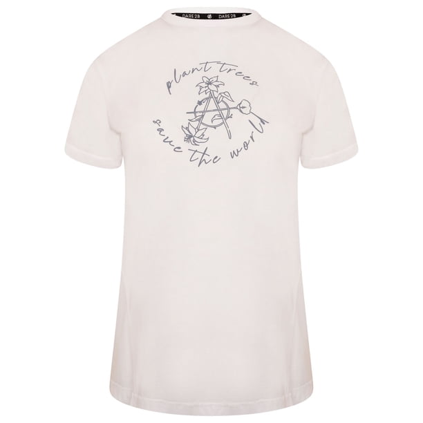 Dare 2B - Camiseta Unwind Frase para Mujer (Blanco) Dare 2B UTRG7105_white