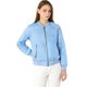 thumbnail image 1 of Chaqueta bomber acolchada con cremallera y mangas largas raglán para mujer con bolsillos Bebe azul S Unique Bargains Chaqueta, 1 of 6