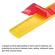 thumbnail image 5 of U Forma Muebles Borde Bandas, 1 Metro Auto Adhesivo Flexible Ribete, 5x25mm TPE Borde Guardias para Gabinetes Muebles Reparación Restauración, Amarillo Unique Bargains Bandas de borde de muebles, 5 of 5