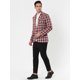 thumbnail image 3 of Abrigos deportivos informales de negocios para hombre Chaqueta formal de cuadros escoceses con un bo Unique Bargains Chaqueta, 3 of 4