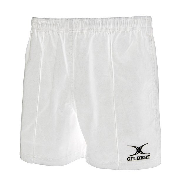 Gilbert - Pantalones cortos de rugby modelo Kiwi para niños (Blanco) Gilbert UTRW5400_white