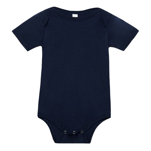 Bella + Canvas - Mono de manga de jersey para bebé (Azul Marino) Bella + Canvas UTPC2922_navy