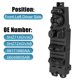 thumbnail image 2 of Interruptor de ventana eléctrica con herramienta de extracción de interruptor lado del conductor 5HZ71XDVAD para Dodge para Ram 1500 2002-2010 3 uds Unique Bargains interruptores de ventanillas eléctricas para automóviles, 2 of 10