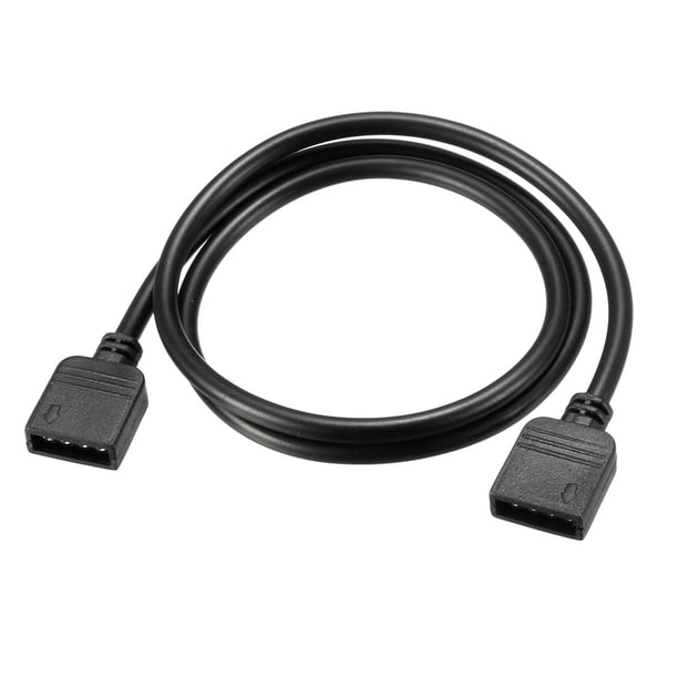 Cable divisor RGB hembra a hembra de 4 pines Conector de extensión de 50cm de longitud Unique Bargains Cable divisor LED RGB