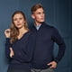 thumbnail image 3 of Premier - Jersey de punto con cuello en V para mujer (Azul marino) Premier UTRW1132_navy, 3 of 4