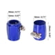 thumbnail image 3 of 5uds AN6 Hexagonal Manguera Acabador Abrazadera Adaptador Conexión Azul para Coche Unique Bargains accesorios del sistema de combustible automotriz, 3 of 6