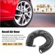 thumbnail image 2 of OD 0.39'' ID 0.26'' 29.53 Pies Largo Retroceso Aire Manguera con Acoplador Negro Unique Bargains AutoAccesorioMisc, 2 of 7