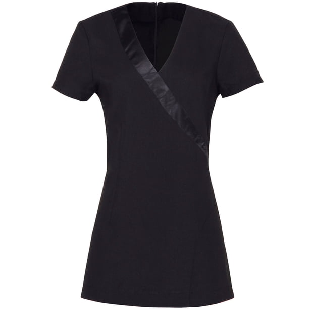 Premier - Tùnica Rosa de Satén para Mujer - Pack de 2 (Negro) Premier UTRW7003_black