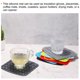 thumbnail image 5 of Silicona Salvamanteles Esteras 2uds, Cuadrado Olla Almohadillas, Calor Resistente Plato Secado Ester Unique Bargains Trébedes, 5 of 5