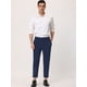 thumbnail image 3 of Lars Amadeus Pantalones Pitillo Recortados De Color Liso Para Hombre Pantalones De Vestir Hasta El Tobillo Con Frente Plano Azul marino L Unique Bargains Pantalones, 3 of 6