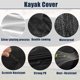 thumbnail image 3 of Kayak Cubierta Canoa Almacenamiento Polvo Cubierta 420D Oxford Tela Negro 3,5 metros Unique Bargains cubiertas de barcos, 3 of 7