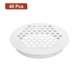 thumbnail image 3 of 53mm (2-1/8") Rejilla de Ventilaci?n Circular Sofito 40 Uds de Rejillas de Aire Redondas de Acero Inoxidable con Malla para Cocina Ba?o Armario Blanco Unique Bargains respiraderos de sofito, 3 of 5
