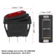 thumbnail image 3 of Interior AC 250V/20A LED interruptor basculante encendido-apagado 3 pines interruptor de palanca impermeable para caravana Camper tablero rojo Unique Bargains interruptores de palanca, 3 of 7