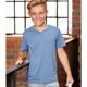 thumbnail image 1 of Russell - Camiseta de manga corta con cuello en V para niños (Coral) Russell UTRW4710_coralmarl, 1 of 1