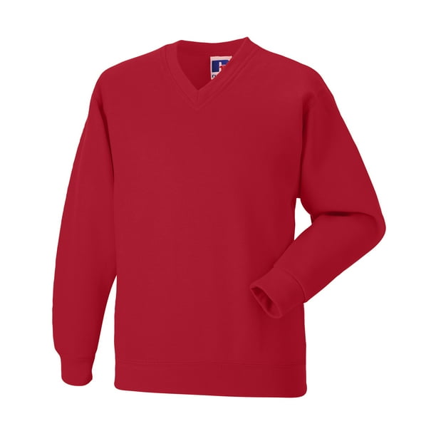 Jerzees Schoolgear - Sudadera con cuello de pico V para niños niñas (Rojo brillante) Jerzees Schoolwear UTBC579_brightred