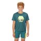 thumbnail image 2 of Regatta - Camiseta Alvarado VI Hexágono para Niños/Niñas (Verde Pacífico) Regatta UTRG7053_pacificgreen, 2 of 6
