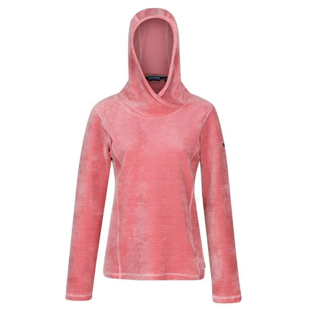 Regatta - Sudadera Kyrielle Acanalada de Velour para Mujer (Rosa Dusty) Regatta UTRG6745_dustyrose