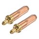 thumbnail image 1 of Rojo Cobre Latón Corte Punta, Ciruela Forma, 0,9mm Diámetro 52mm Longitud, 2-30, 2uds Unique Bargains puntas de soldadura de gas, 1 of 5