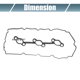thumbnail image 3 of juego de repuesto de junta protectora de válvula lateral izquierda para Hyundai 2009-2012 No.224533C710 Unique Bargains juegos de juntas de tapa de válvula de motor, 3 of 8