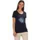 thumbnail image 4 of Regatta - Camiseta con gráfico modelo Filandra III para mujer señora (Azul Marino/Plata) Regatta UTRG4117_navysilver, 4 of 4