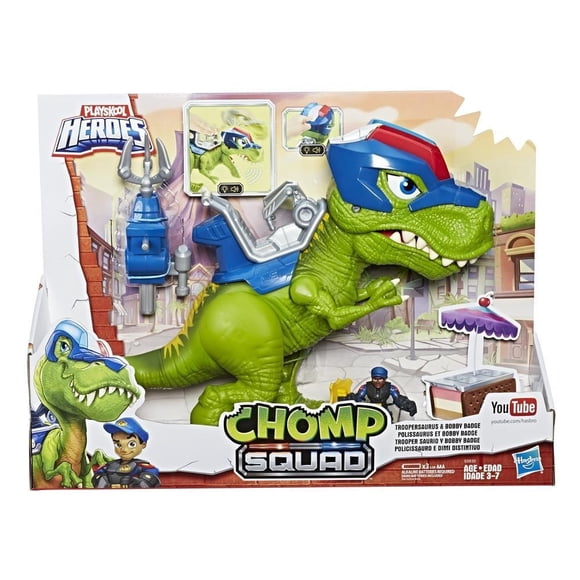 Trooper Suario y Bobby Badge Playskool Heroes Chomp Squad