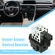 thumbnail image 2 of Calentador de resistencia del motor del ventilador HVAC apto para Peugeot 3008 - Paquete de 1 tono negro plateado Unique Bargains motores de soplador hvac automotriz, 2 of 7