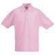 thumbnail image 1 of Fruit Of The Loom- Polo de manga corta de piqué 65/35 para niños/niñas (Rosa claro) Fruit of the Loom UTBC389_lightpink, 1 of 2