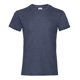 thumbnail image 1 of Fruit Of The Loom - Camiseta básica de manga corta para niña/chicas - 100% algodón primera   (Paquet Fruit of the Loom UTBC4380_vintageheathernavy, 1 of 2