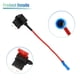 thumbnail image 4 of Juego de 7 fusibles universales para coche, adaptador de circuito de 12V con 7 fusibles tipo cuchilla APR ATC estándar de 10A, 1 Juego Unique Bargains portafusibles para amplificadores de vehículos, 4 of 7