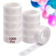 thumbnail image 1 of 1000 puntos de pegamento para globos, cinta adhesiva de puntos de pegamento para globos de doble cara, punto adhesivo extraíble para decoración de globos de cumpleaños, fiestas de bodas (10 rollos), 1 of 5