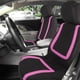 thumbnail image 2 of Coche Asiento Funda Universal Ajuste Completo Juego para Camión SUV Negro Rosa Unique Bargains fundas para asientos de automóviles, 2 of 7