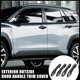 thumbnail image 2 of 4 Piezas Coche Delantero Trasero Negro Exterior Puerta Manija Recorte Cubierta Unique Bargains Puerta Manija Cubierta, 2 of 7