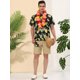 thumbnail image 3 of Lars Amadeus Camisas Estampadas De Verano Para Hombre, Manga Corta, Informal, Con Botones, Para La P Unique Bargains Camisas, 3 of 6