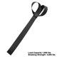 thumbnail image 5 of 8uds Amarre con Lazos para Motocicleta Correa Nylon Negro 18.5'' Unique Bargains amarres para deportes motorizados, 5 of 7