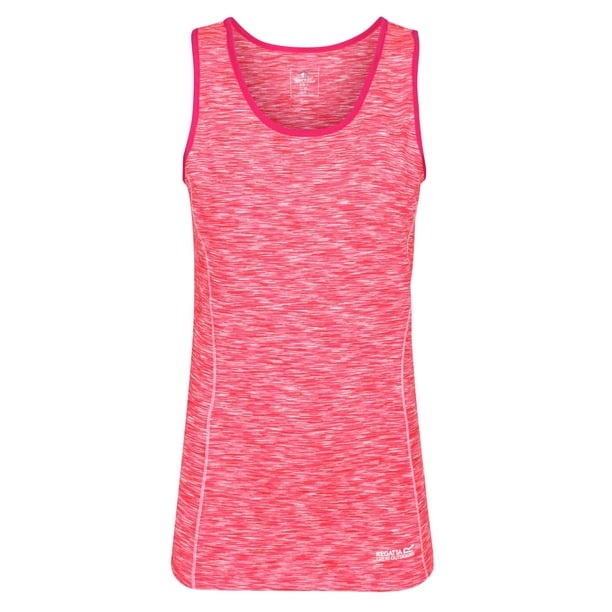 Regatta - Camiseta Sin Mangas Vashti III para Mujer (Rosa Neón) Regatta UTRG5001_neonpink