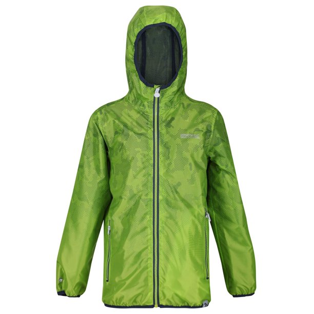 Regatta - Chaqueta con estampado modelo Lever Pixel para niños (Lima Eléctrico) Regatta UTRG1999_electriclime