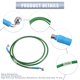 thumbnail image 3 of AN3 M10 Coche Hidráulico Freno Línea Aceite Manguera Tubería Accesorio 28° 90° Verde 160cm Unique Bargains cables de freno para deportes motorizados, 3 of 7