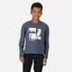 thumbnail image 5 of Regatta - Camiseta Wenbie III Paisaje de Manga Larga para Niños/Niñas (Denim Oscuro) Regatta UTRG8444_darkdenim, 5 of 6