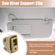 thumbnail image 3 of 4 Uds. Retenedor de Clip de soporte de visera de sol Beige No.95994975/95994976/15882854 para Chevrolet Cruze 2011-2016 Unique Bargains accesorios de visera, 3 of 7