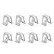 thumbnail image 1 of 8 unids retenedor de metal consola del coche salpicadero salpicadura recortar clip 13 mm x 19 mm Unique Bargains Clips de retención de metal, 1 of 3