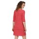 thumbnail image 4 of Regatta - Vestido Casual Paislee de Rayas para Mujer (Rojo Real, Blanco) Regatta UTRG7729_trueredwhite, 4 of 6
