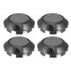 thumbnail image 1 of 4uds 74mm 76mm Rueda Centro Cubo Tapas Tapacubos Cubiertas Universal Negro Unique Bargains tapas centrales de ruedas automotrices, 1 of 5
